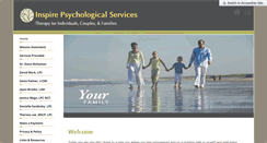 Desktop Screenshot of inspirepsychologicalservices.com